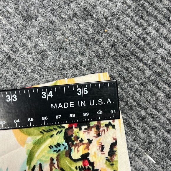 Braeton Womens XL Wide Leg Beach Capri Pants Hawaiian Drawstring Palm Trees Surf - Picture 15 of 15